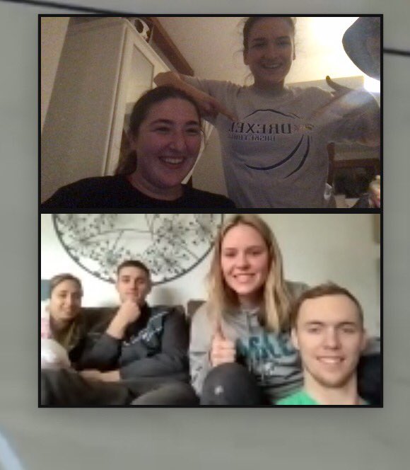 Dragons supporting Dragons from Philly to Germany! We felt our alumni spirit in the DAC tonight! 🐉🔥#DragonClass2020 #OnceADragonAlwaysADragon