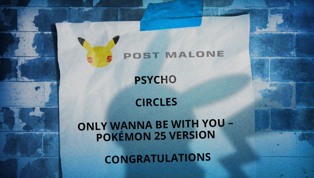 Canciones Post Malone x Pokémon