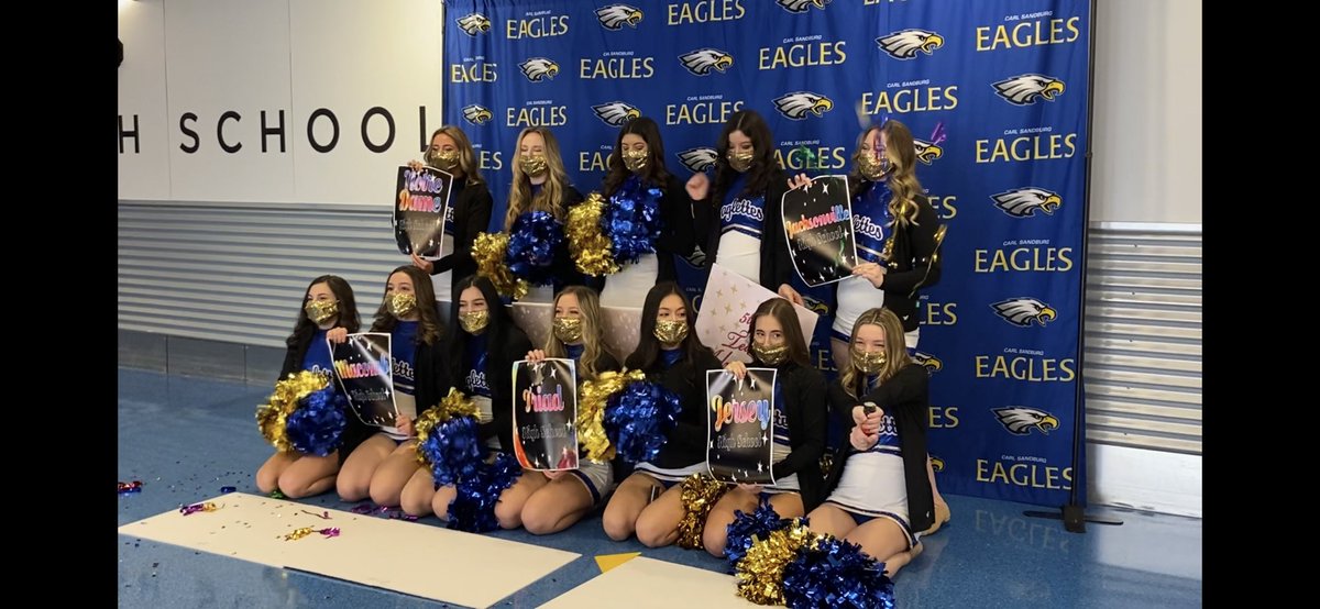 jltyrrell8's tweet photo. Congratulations to our @cshseaglettes on once again qualifying for state! It was fun hanging with them today as we watched their performance, celebrated their 4th place finish and also announced the state qualifiers in our sectional! Thanks for the awesome robe! #EliteDaily https://t.co/HCknAo3ZqR