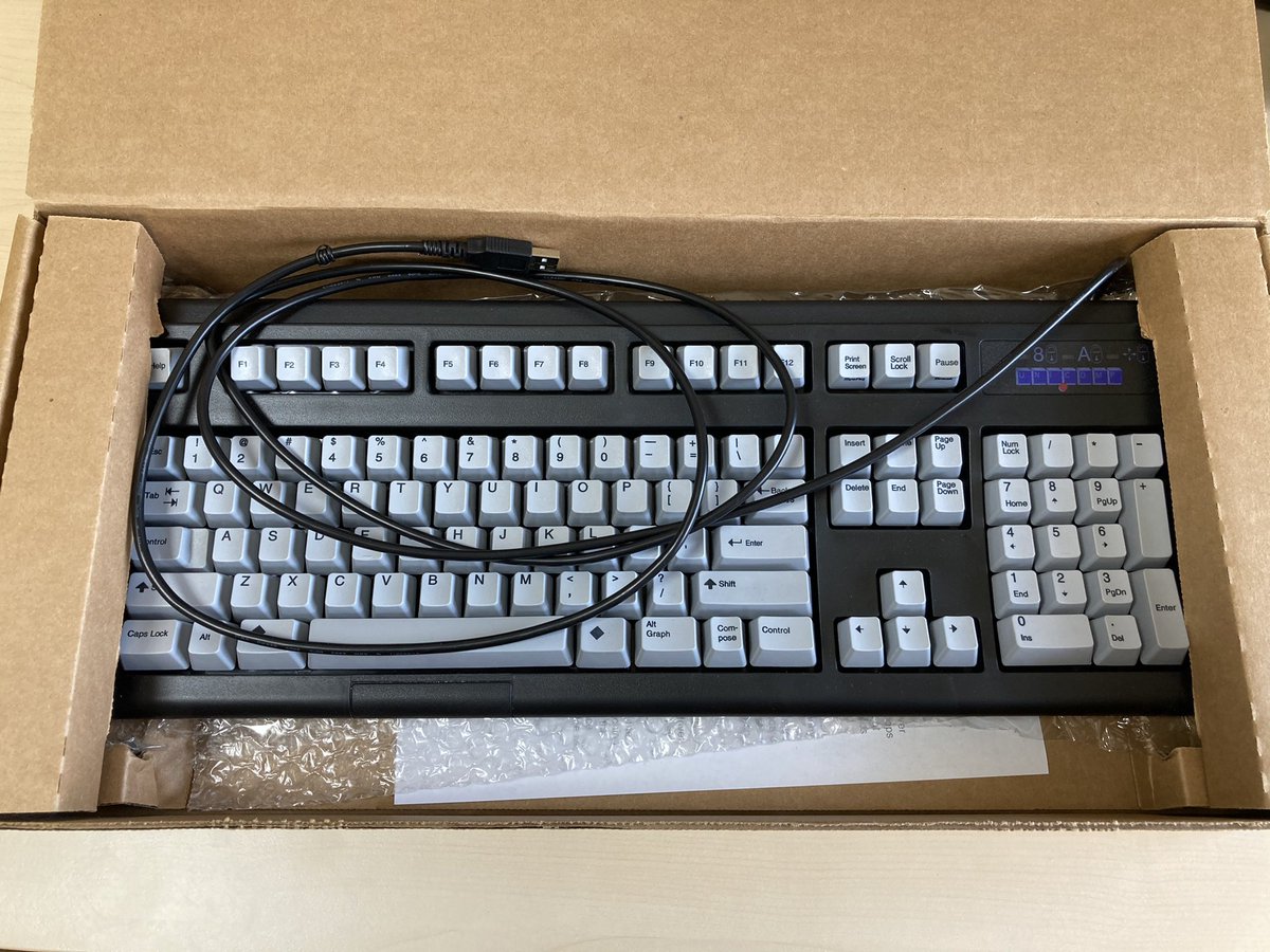 myougasantaro's tweet photo. my new gear...
Unicomp Sun Unix SpaceSaver USB Keyboard
#Unicomp
#bucklingSpring https://t.co/lwT0kL4Fhd