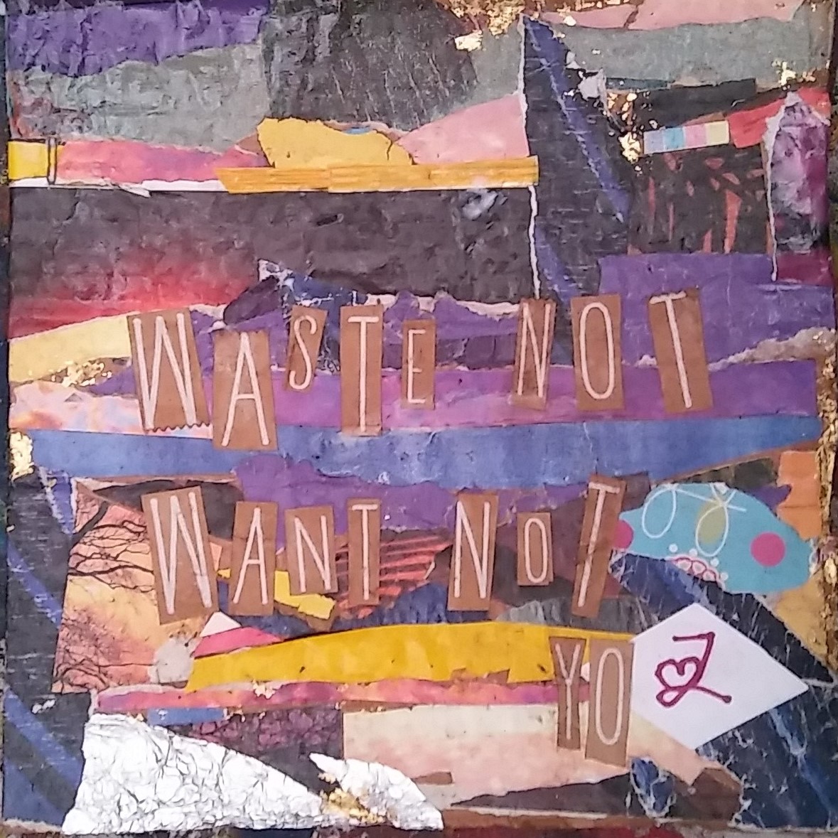artbyladydada's tweet photo. #wASTEnOTwANTnOTyO #VirtualHappening #ARTIntervention #art #poetry #spokenword #soundpoetry #haiku #haiga #senryu #micropoetry #collier art https://t.co/Vw1CkJBgdE