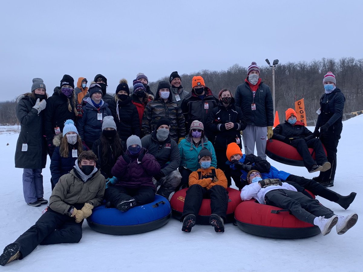 Today we tubed <a href="/DetroitMountain/">Detroit Mountain</a> Fun was had by all!! Thank you <a href="/SOMinnesota/">Special Olympics Minnesota</a> and Detroit Mountain for providing this opportunity!! #inclusion #unified #dlhs