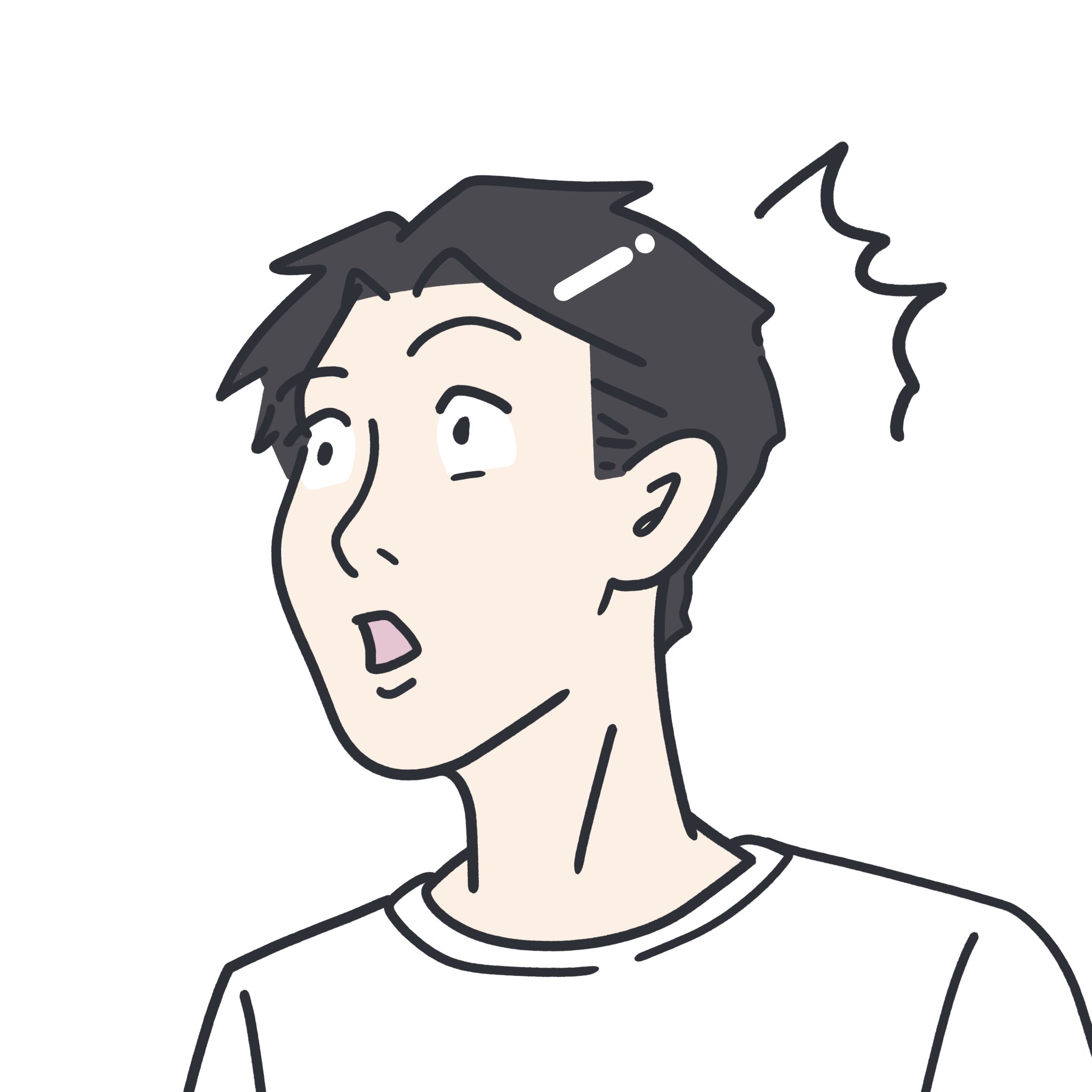 クボ 今日は3枚 表情って難しいですね 驚いた顔 返事の時の顔 医者 ブログ素材 イラスト素材 イラスト T Co Jdifjf5krl Twitter