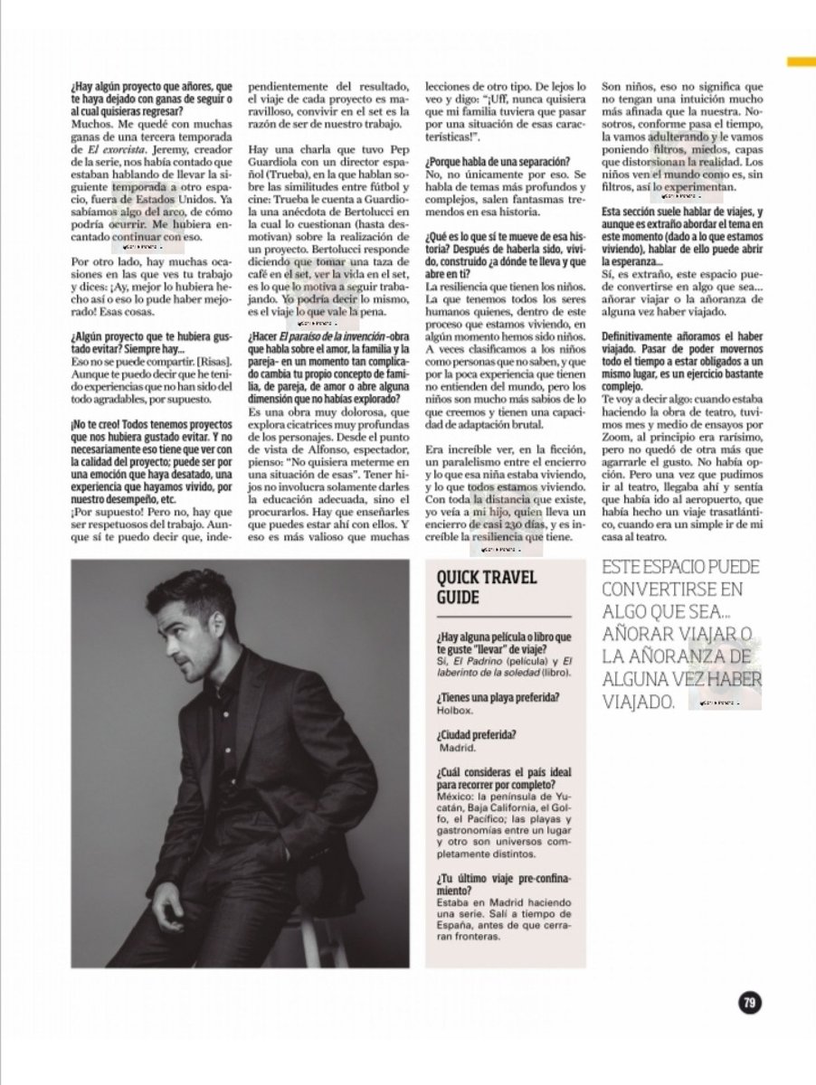 📰  Alfonso Herrera: Los lenguajes de la actuación
(@ponchohd) para la nueva edición de la revista Hotbook magazine