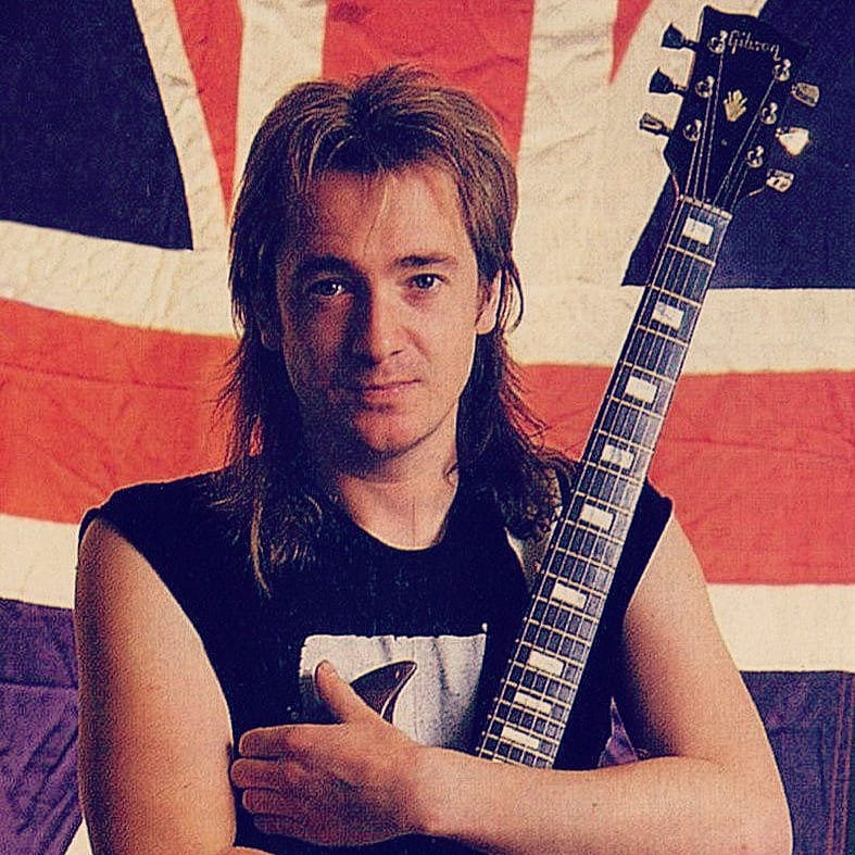 Happy 64th birthday to Adrian Smith! May your iron continue to maiden on and on. 