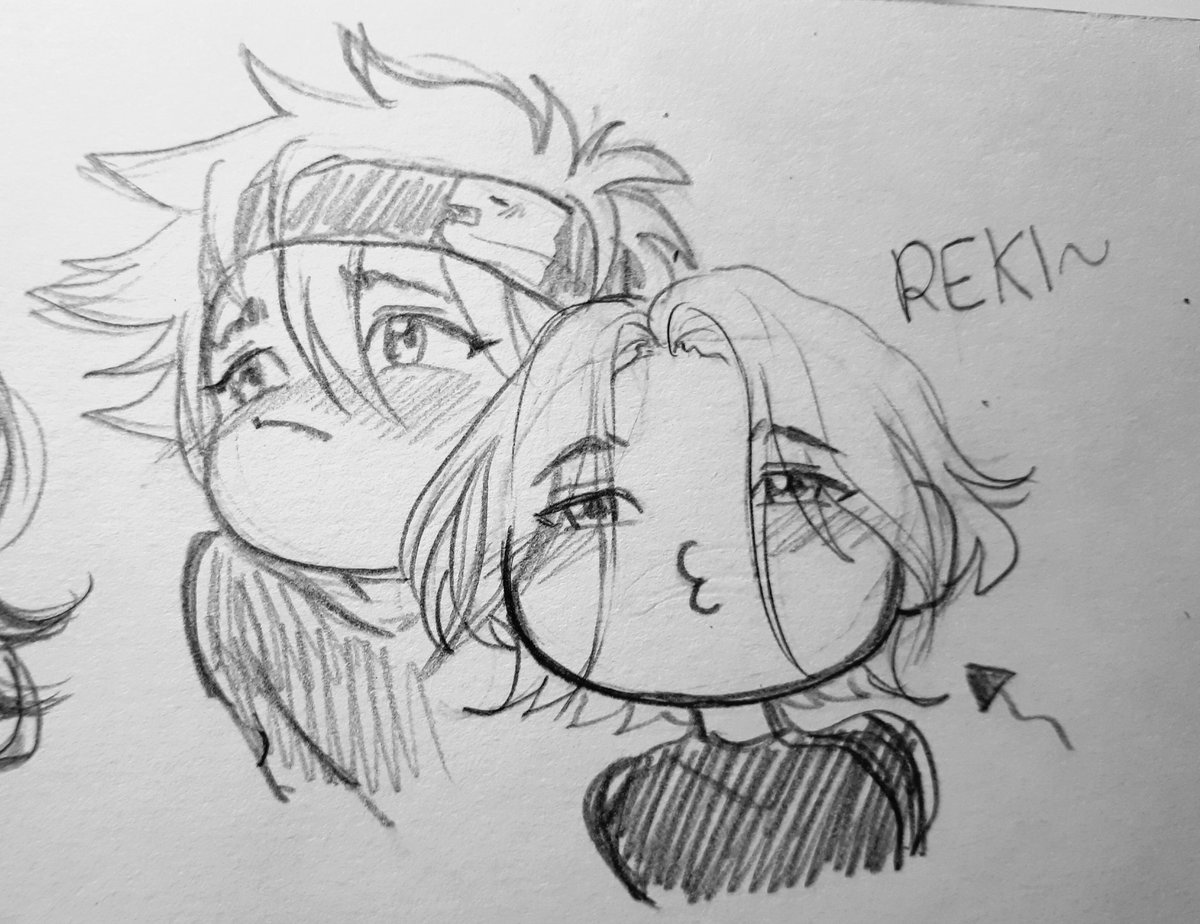 iara_png's tweet photo. A few sketches of one of my new fav ships, Reki x Langa 💖👄💖 I still didn't recover from ep 7 ;-;;
Hope to make a proper drawing of them next month fufufufu
#SK8THEINFINITY #sk8 https://t.co/BdKBFhq6BA