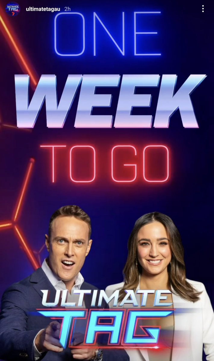 1 week for @UltimateTagAU ! Shirvos face here is the BEST😂 @mattshirvington 🏃‍♂️🏃‍♀️