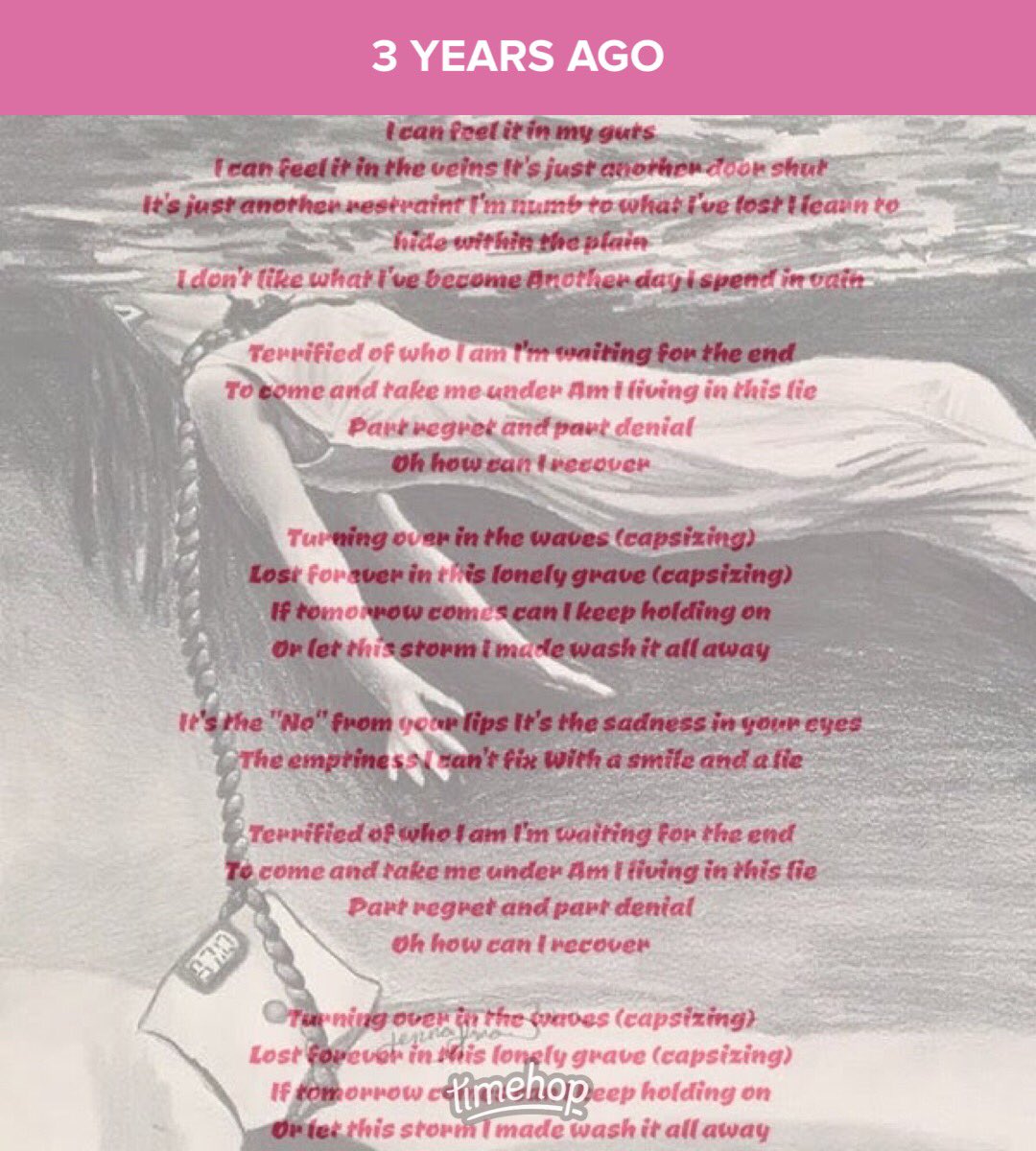 saghaMJaddict's tweet image. #NEDAwarenessِWeek the song #capsized by @FOZZYROCK describes how anorexia tears a part your soul. Thanks to @IAmJericho @thedukeofmetal for the wonderful music to help in recovery!