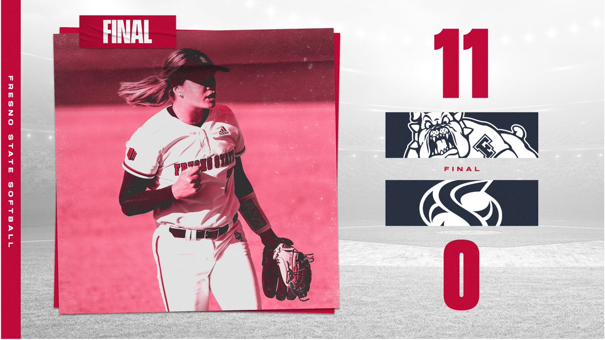 FresnoStateSB's tweet photo. DOMINANT. 

@haileydolcini pitched a PERFECT GAME to shutout Sacramento State 11-0‼️🔥😤

#GoDogs | #PrideOfTheValley https://t.co/o9n31HgTfp