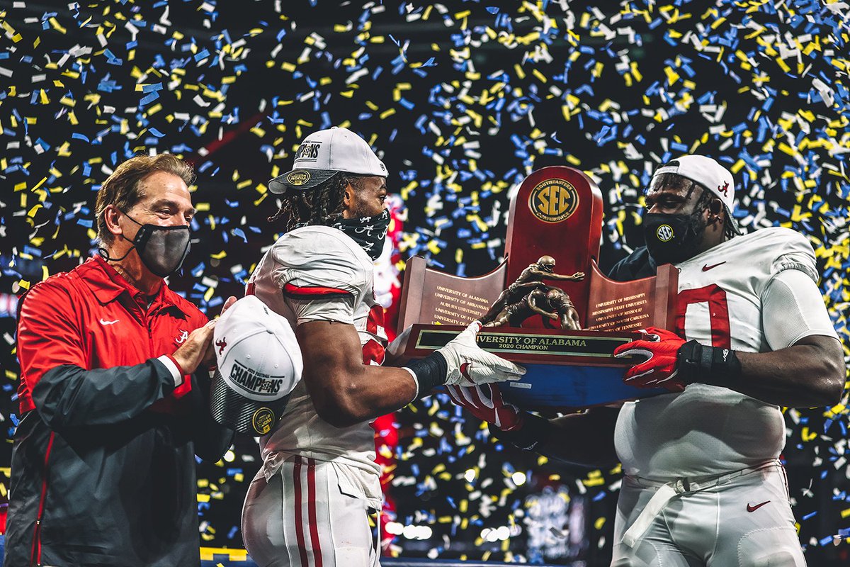 This marks the first time since 1975-76 that Alabama wins football and men’s basketball SEC championships in the same academic season. #RollTide #WhereLegendsAreMade