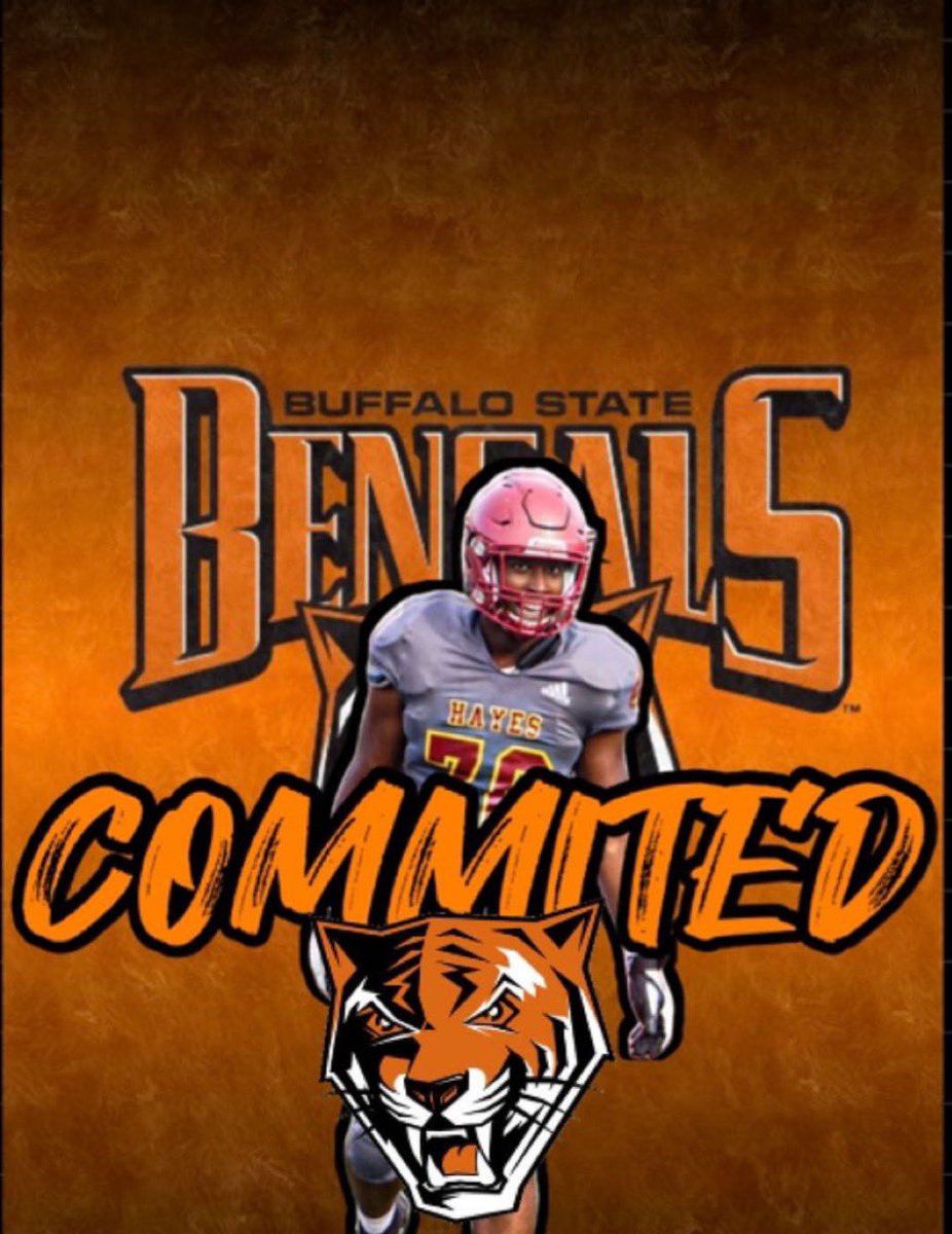 100% Committed to Buffalo State #GoBengals 🐅🟠 @Ozolincp @BuffStateFB @CardinalHayesFB