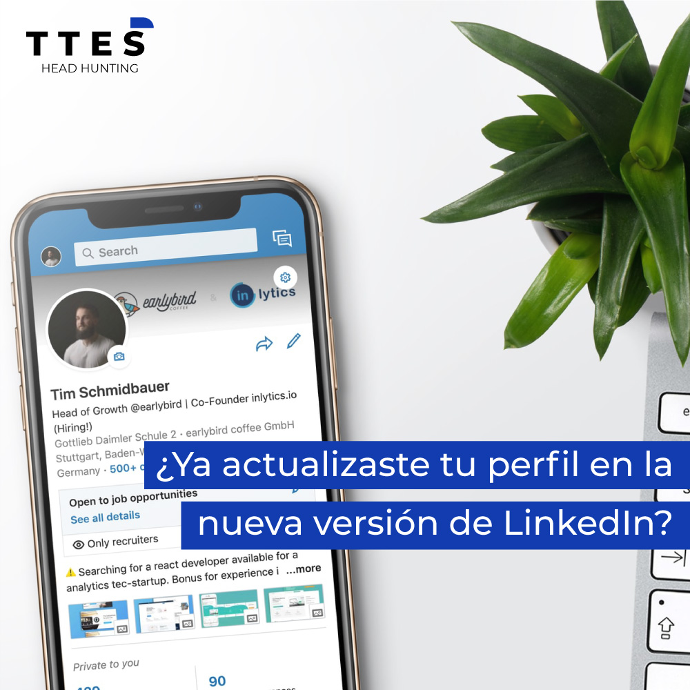 TopTalentExe's tweet photo. LinkedIn se actualizó y aquí te comentamos todo los que necesitas saber para actualizar tu perfil y conseguir más vistas. Visita nuestro blog y conoce más.
https://t.co/KnxMbFuyOo https://t.co/IqZW4sEoO2