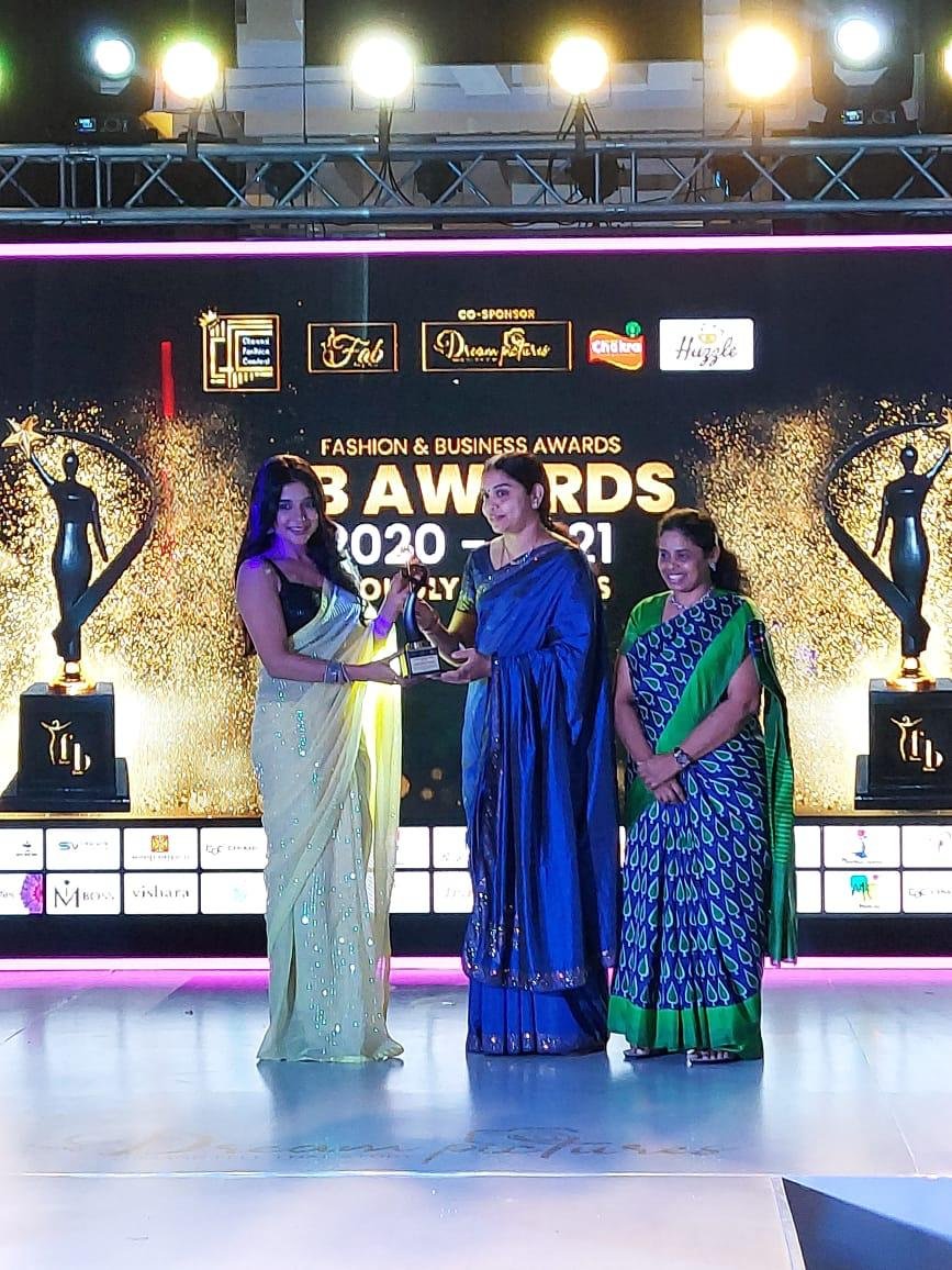 kcgft's tweet photo. "The Emerging College for Fashion 
Technology Studies"- was awarded to KCG College  of Technology by Sakshi Agarwal in the Namma Chennai FB Awards 2021#fashiontechnology#fashionawards#fbawards#fashionshow https://t.co/yrXVbx4zab