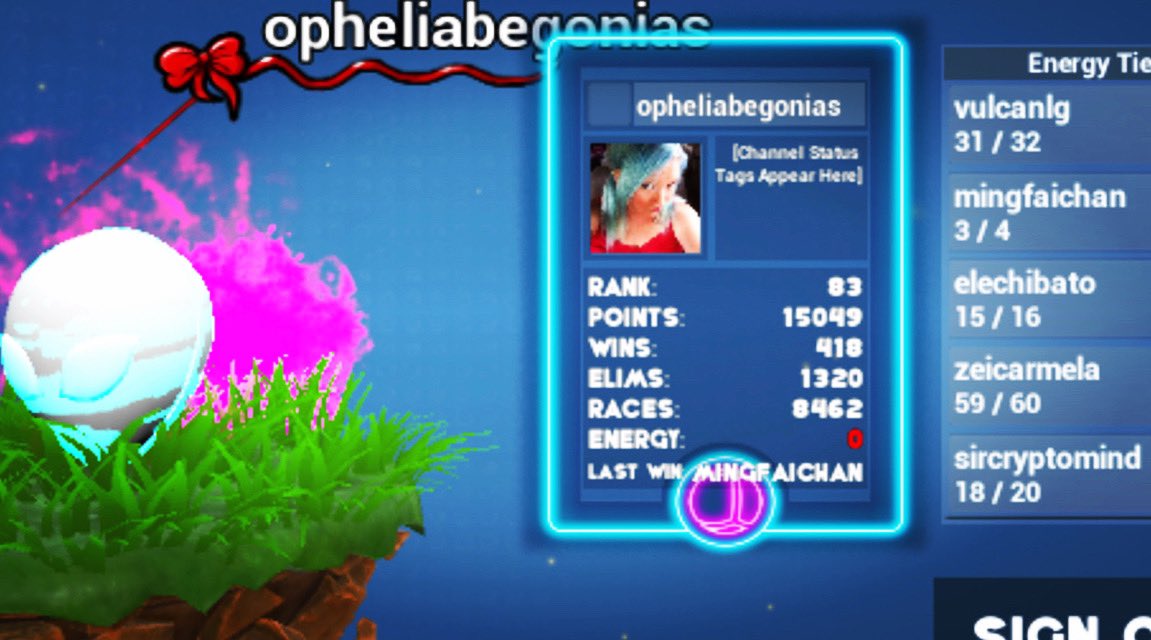 opheliabegonias's tweet photo. No tears for scuffed tiers! I have a headache so I couldn’t go flash it around today. #teamzeroenergy #marblesonstream #GetInvolved goodnight! No win steals for me today... hopefully I’ll feel better for midseason tomorrow. https://t.co/pqMhd0mlCH