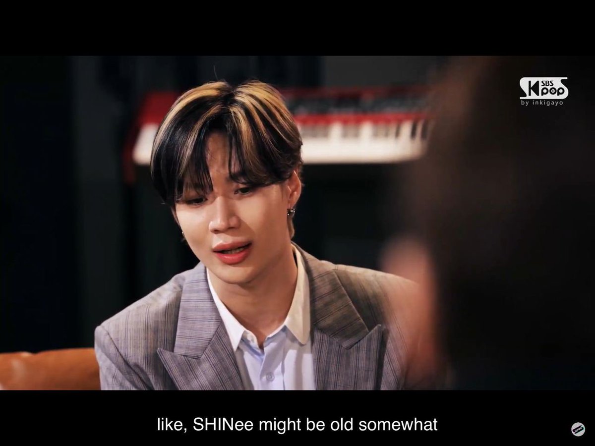 dinojong's tweet photo. taemin: shinee might be old somwhat
the hyungs: https://t.co/DLnSdySqUB