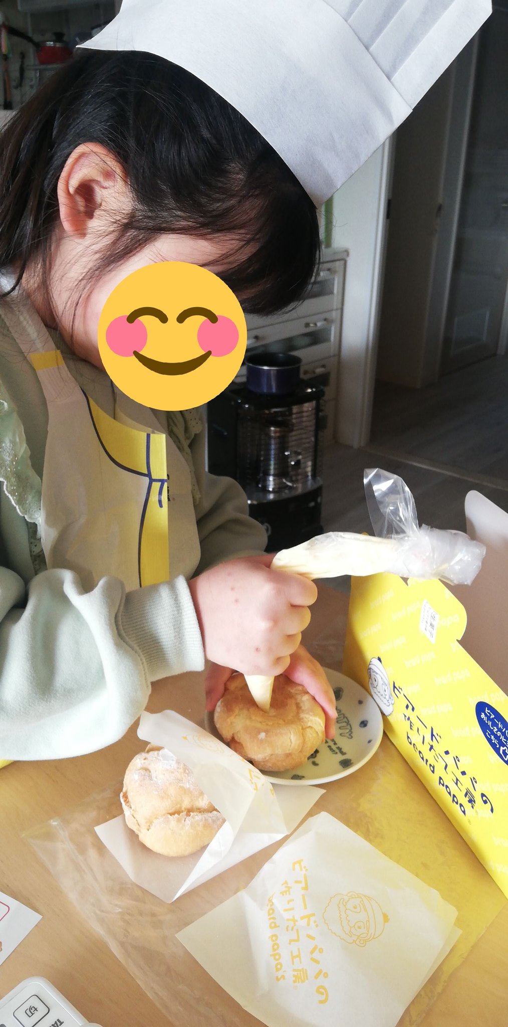 パティシエセットオーダーページ ビアードパパのちびっこパティシエセットに挑戦！ | 自閉っ子と
