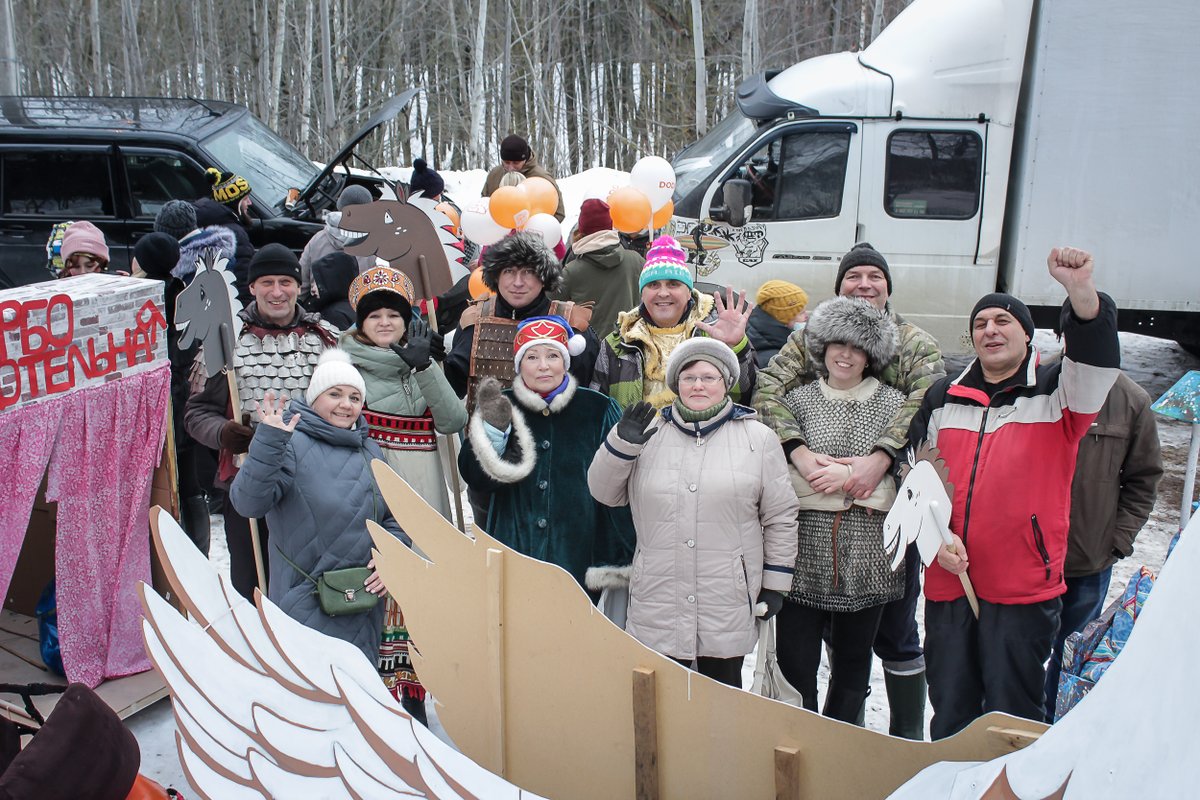 Коллектив МУК «МВЦ» принял участие в «СаниЗарФесте» – первом в истории Заречного состязании креативных саней: vk.com/club50907399?w…