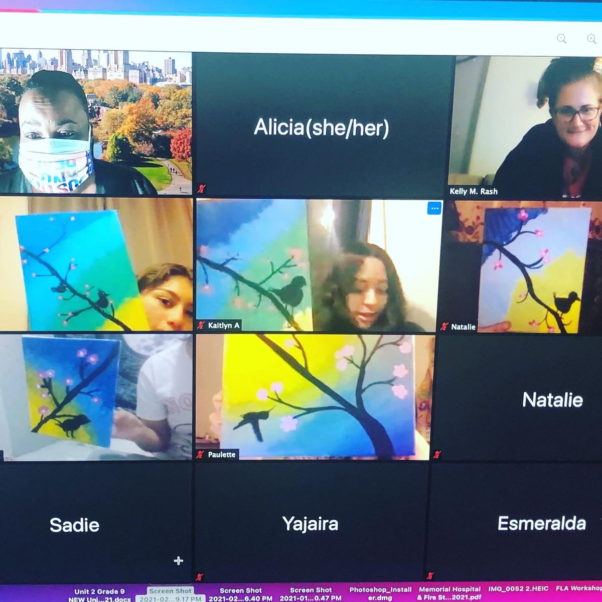 Another community building activity for the Female Leadership Academy. 
   Millikan hosted a paint night, led by Millikan and COMPASS senior, Chaeliza; she led 22 girls. 
   Some Jordan and Marshall Academy FLA members joined us as well. <a href="/PrincipalVega/">Alejandro Vega</a> @PrincipaIIrving