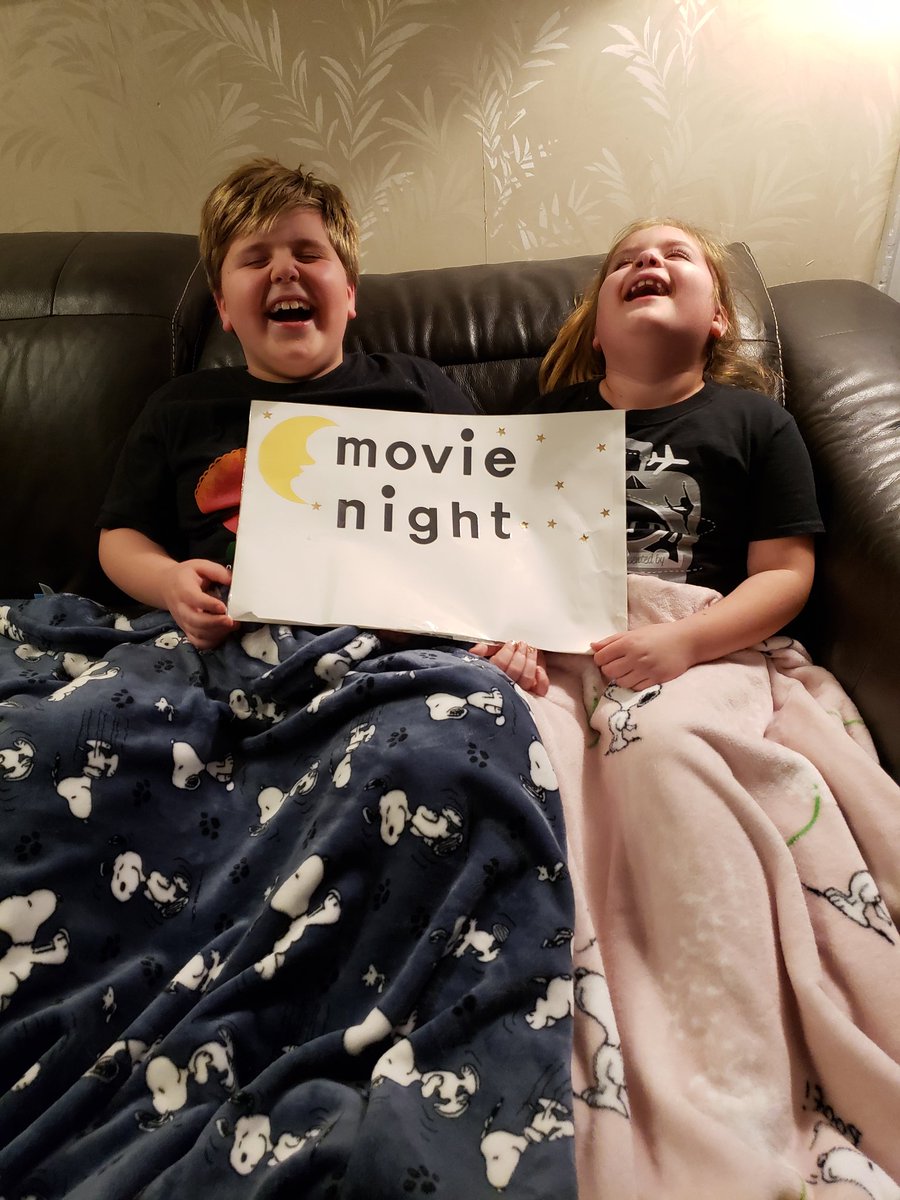 Enjoying the Maravel Movie Night Basket we won at Hampton's Bingo Fundraiser! They love the blankets and all of the other goodies too! Thank you so much <a href="/mmaravel13/">Margarita Maravel</a> &amp; staff for an amazing basket! And thank you <a href="/hampton_pta/">Hampton Street PTA Mineola</a> for such a fun night! <a href="/Hampton_Street/">Hampton Street</a>  #mineolaproud