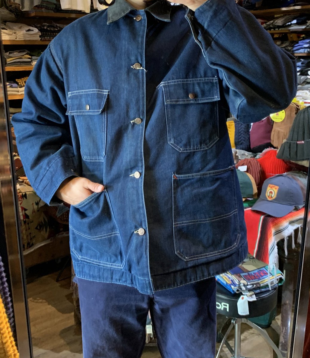 USED BIG MAC Denim Coverall Size Lぐらい Price ¥16800+tax 裏地