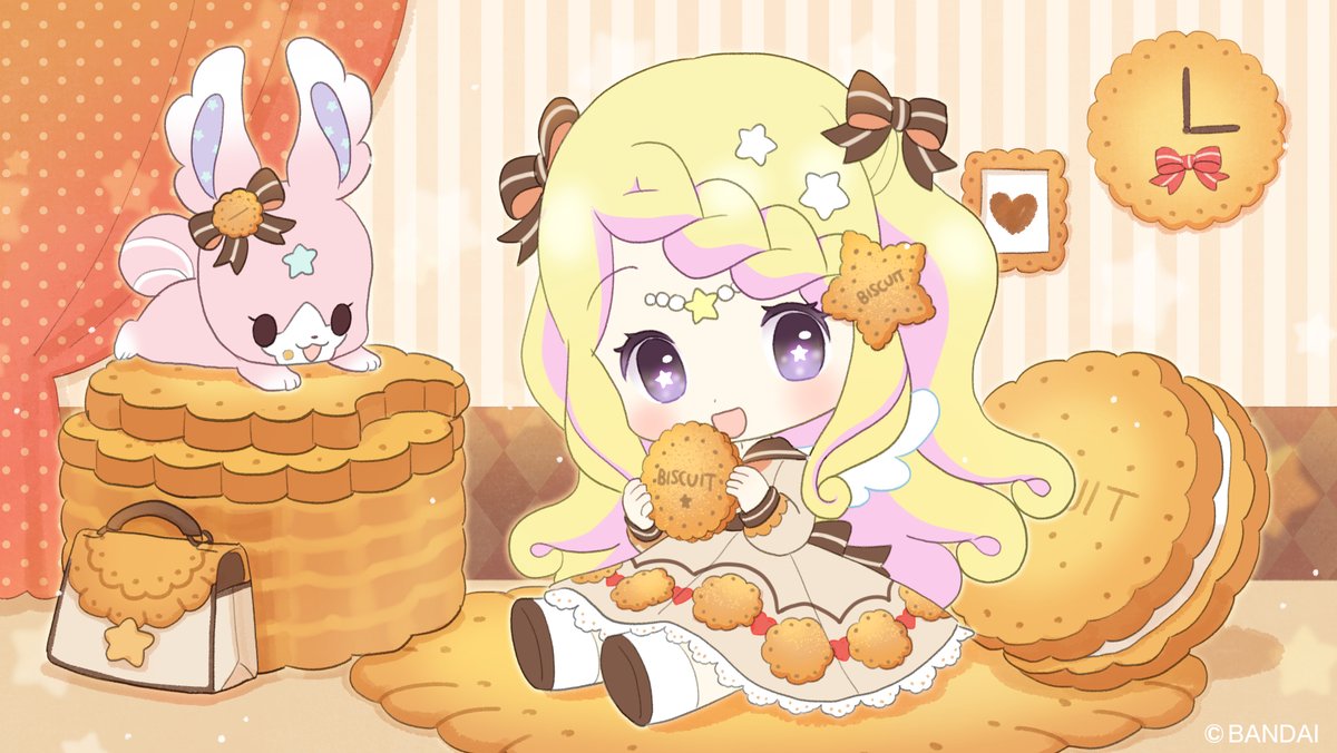 Lumitear's tweet photo. 今日はビスケットの日✩
あまいかおりに囲まれてプ��ロも楽しそう…✩‧˚
 
#ビスケットの日 https://t.co/C1DuGF7wiT
