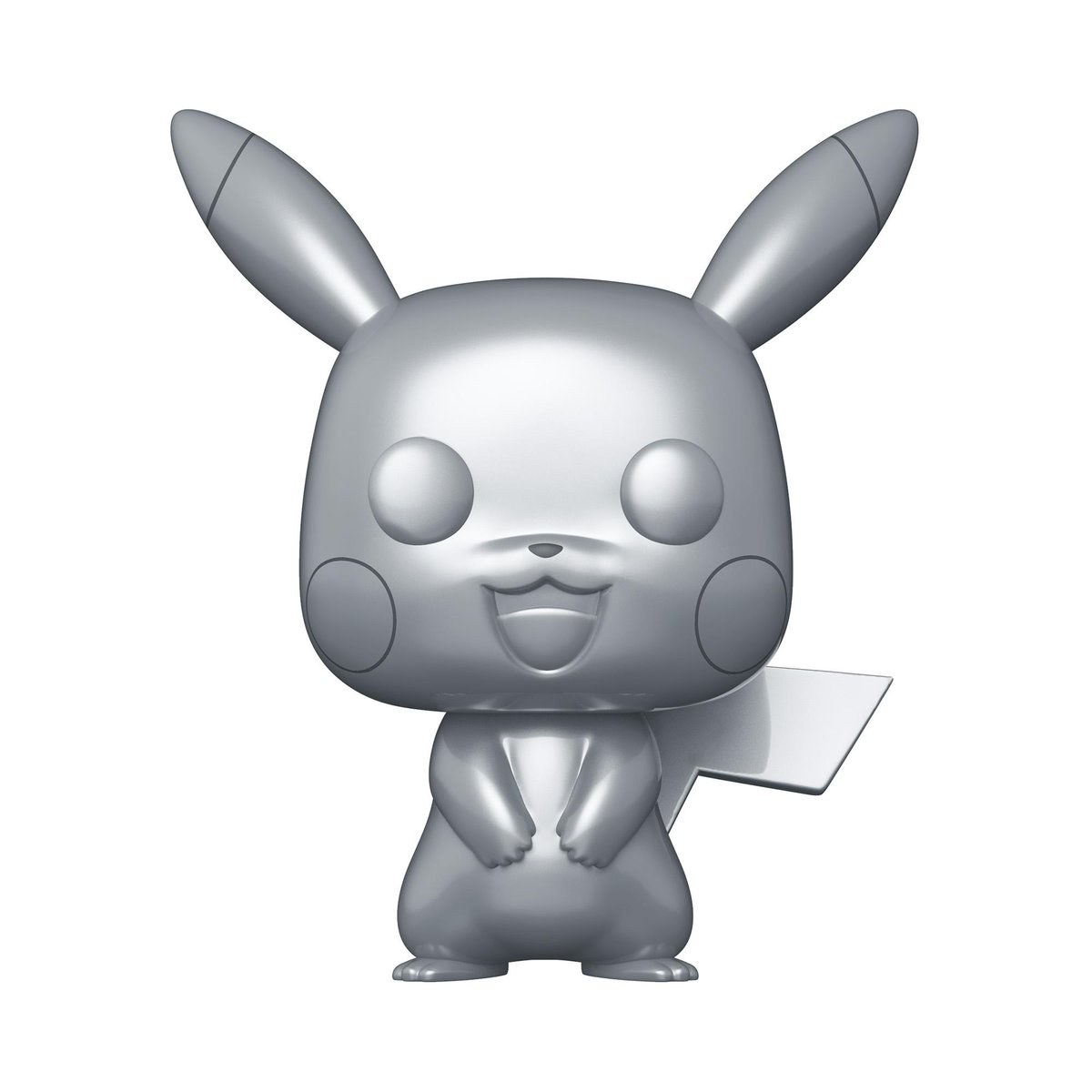 OriginalFunko's tweet image. RT &amp;amp; follow @OriginalFunko for the chance to WIN this Pokémon - Jumbo Silver Pikachu (Metallic) Pop! #Funko #FunkoPop #Funkogiveaway #giveaway #PokemonDay #Targetcon #FunkoTargetCon