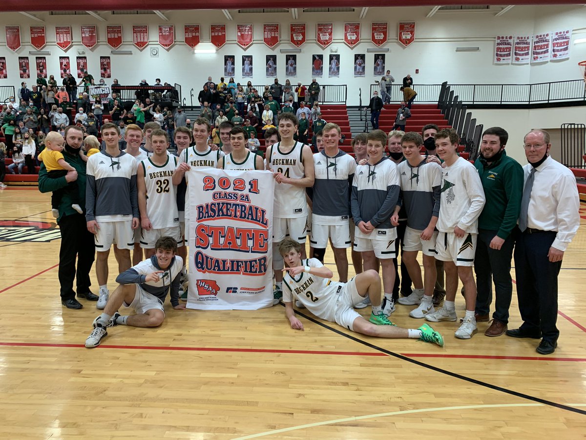 THsportsfeed's tweet photo. Beckman back to state #iahsbkb https://t.co/TEG3EtqAaO