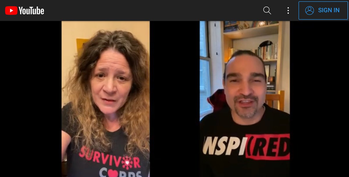 Sent this video to the folks at <a href="/Survivor_Corps/">Survivor Corps</a> as a small thanks for the incredible life-saving work they’re doing &amp; their Director of Science here, <a href="/hopflharris/">Karen Harris</a>, created this duet. Check out her beautiful tones &amp; check out Survivor Corps!🙏🏽💪🏽🤎
#COVID19
youtu.be/pWbfzJG5tzQ