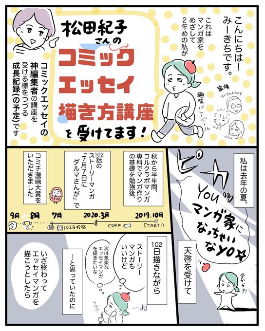 コミックエッセイ描き方講座 を含むマンガ一覧 3ページ ツイコミ 仮