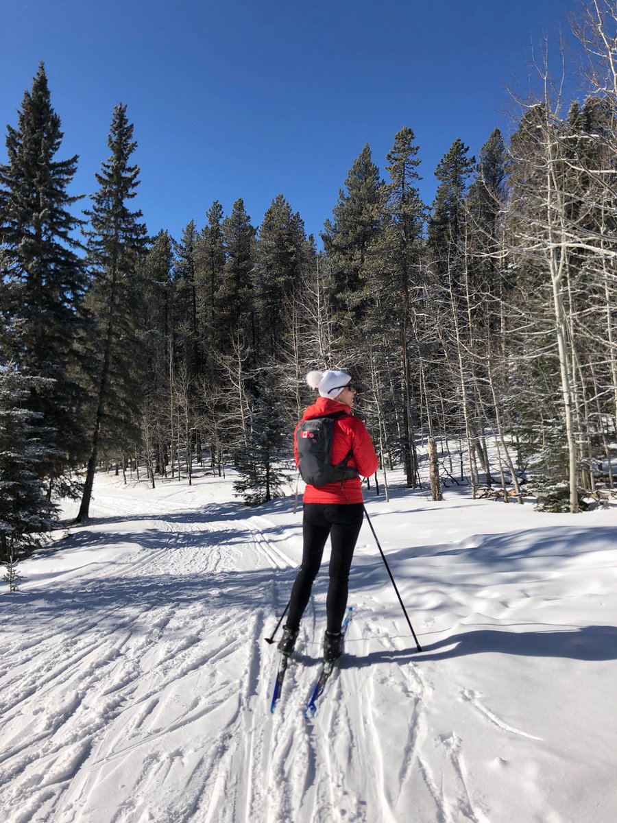 KimMcNeilWriter's tweet photo. Thank you, @canadianbirkie, for hosting the 2021 #VirtualBirkie. Second time’s a charm for this girl. Special thanks to @katnatter for her support and being being my wing-woman. I couldn’t have done it without her! #GoTheDistance #CdnBirkie #xcskiing 

📸: @katnatter https://t.co/ZmsbWAA3VG
