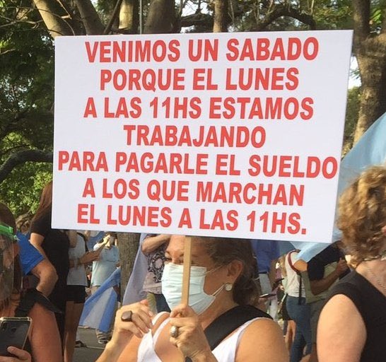 Así se marcha