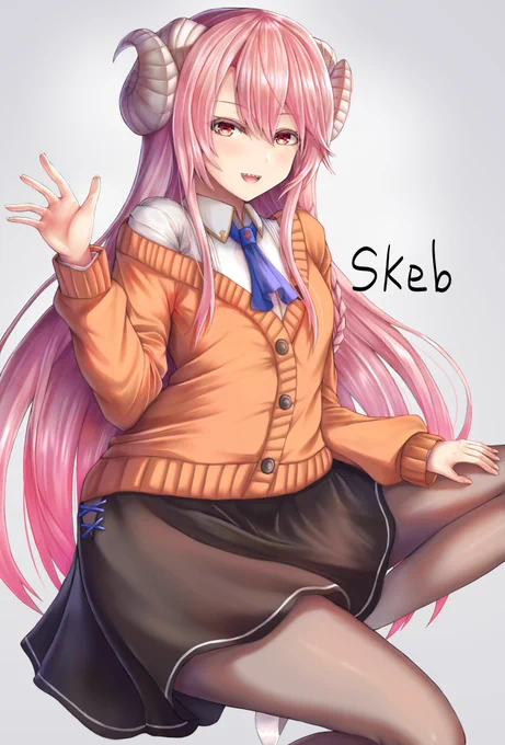 skeb依頼にて描かせていただきました! 