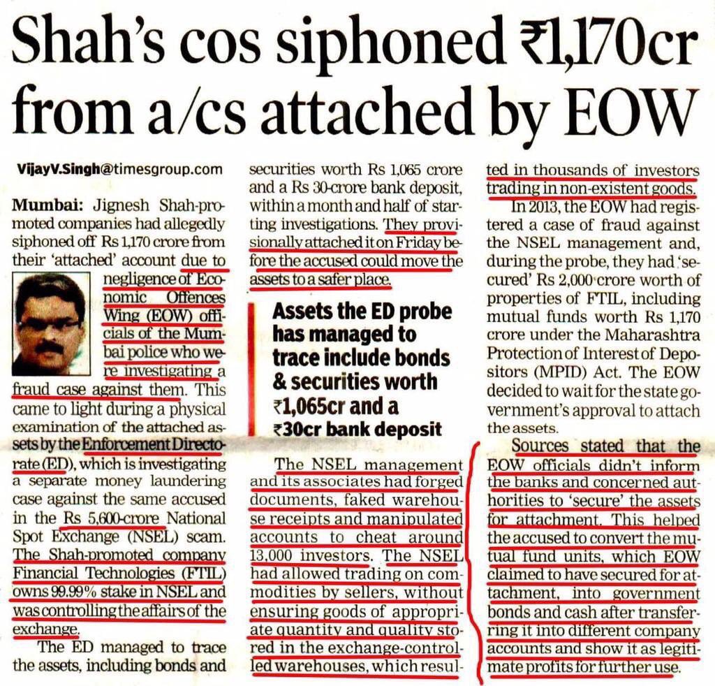 NSELfight's tweet photo. @FightingForLif6 @amitabhk87 @amitmalviya @TVMohandasPai @ndtv @BJP4India @JPNadda @PMOIndia @kiranshaw 7-1/2 yrs of 5600 Cr NSEL loot and the trial has not even started. Jignesh Shah (every politician’s pet) remains free and throws 5 star parties. Top politicians will change Twitter handles again in 2024 elections to include prefix ‘Chowkidar’. @ChandrusWeb @ManMundra @DrlathaC https://t.co/ZBJPpObgLC
