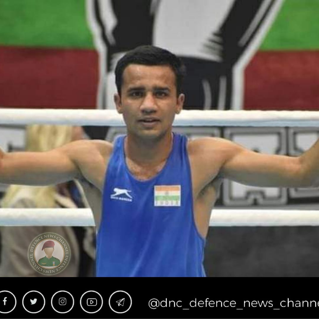 DefenceDnc's tweet photo. #IndianArmy boxer Naib Subedar Deepak Kumar outpunched the reigning Olympian champion Shakhobidin #Zoirov of Uzbeikstan, defeating him 4:1 in the men's 52kg bout to enter #Finals in the 72nd Strandja Memorial Tournament, #Bulgaria

#india #indianarmy #pride #PrideOfTheNation https://t.co/Rs4Osf2XNz