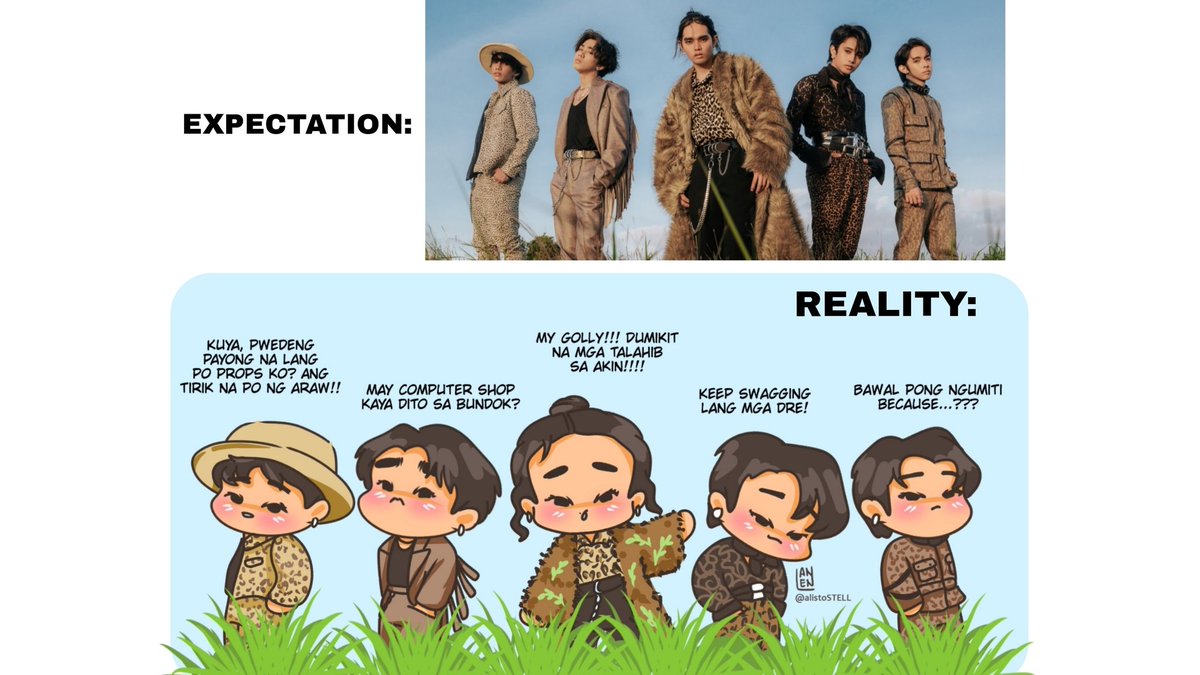 alistoSTELL's tweet photo. EXPECTATION VS. REALITY 😅
@SB19Official #SB19 https://t.co/SfFZQghmKs