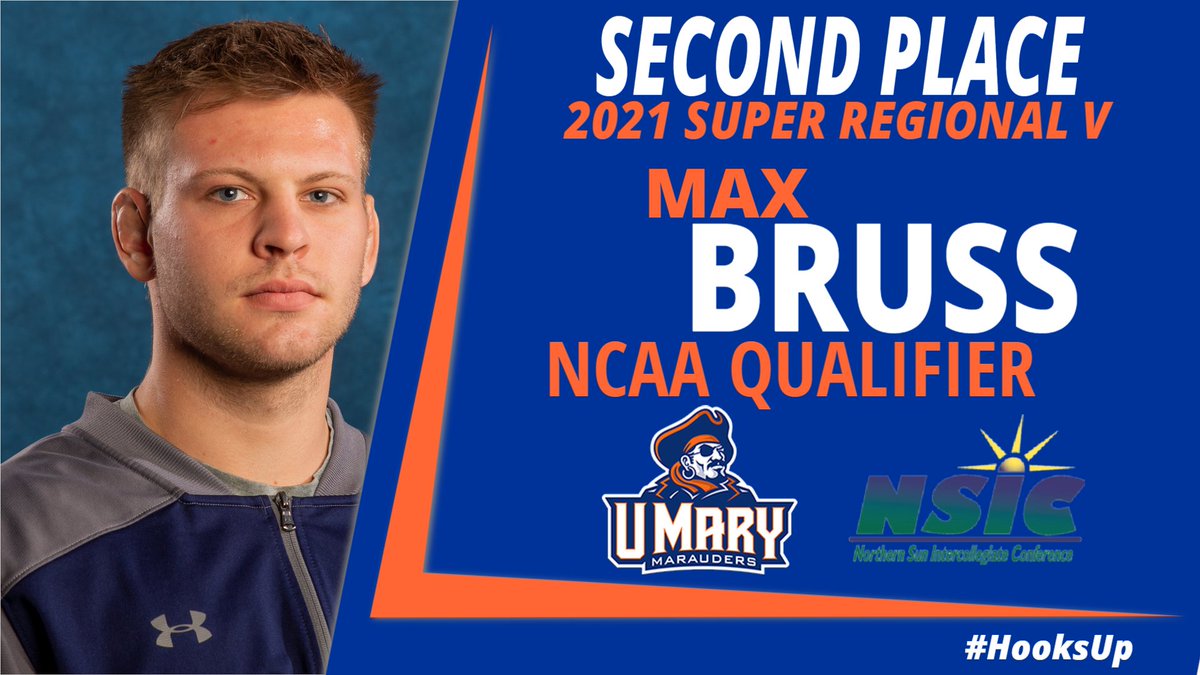 Congratulations to Max Bruss for finishing second for <a href="/UMaryWrestling/">UMary Wrestling</a> in the NCAA Super Regional V! Because of this result Bruss has qualified for the NCAA Championships!