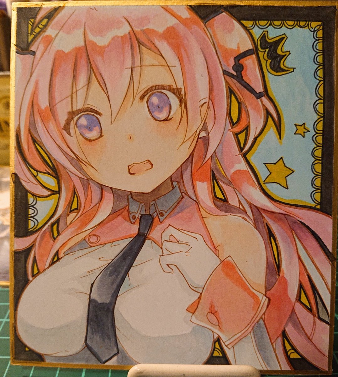 後半色紙ばっか描いてる気がする
#今月描いた絵を晒そう 