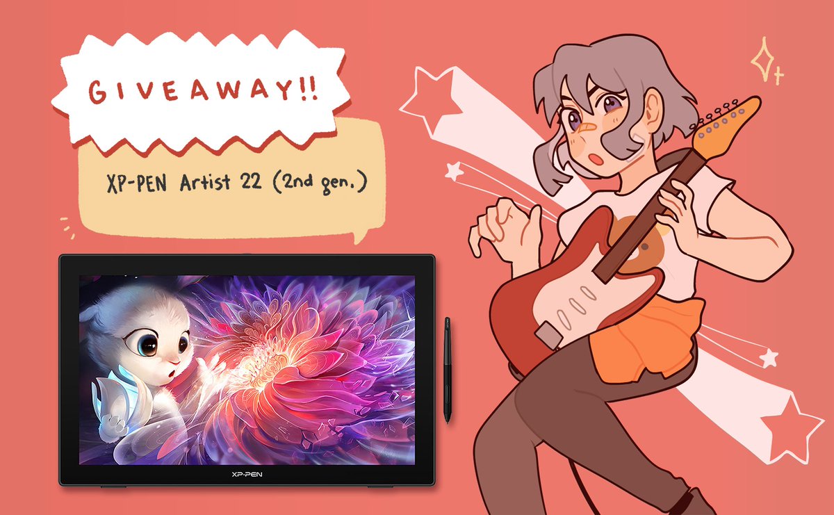 🌼 XP-PEN Artist 22 Giveaway🌼 super happy to announce that @XPPEN has given me an opportunity to give away an Artist 22 (2nd gen.) tablet ! :D all you need to do to join is: - follow me & @XPPEN, - like & retweet this post! ends march 5th! good luck everyone💕:) (more below)