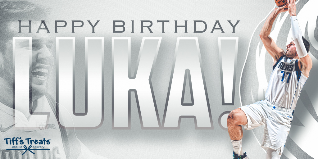 Feelin' 2️⃣2️⃣ Wishing @luka7doncic the happiest of birthdays! 🥳🎁🎂

<a href="/tiffstreats/">Tiff's Treats</a> | #MFFL