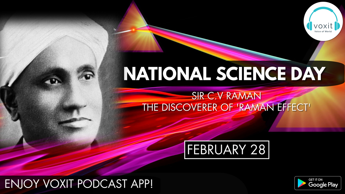 voxitworld's tweet photo. National Science Day..
#voxit #thisisvoxit #indianpodcast #podcaster #trendingapps #voiceofthepeople #nationalscienceday #scienceday #science #biology #chemistry #ramaneffect #cvraman #scientists #physics #indianscientist #fun #nobelprize https://t.co/qSfvIoNUgH