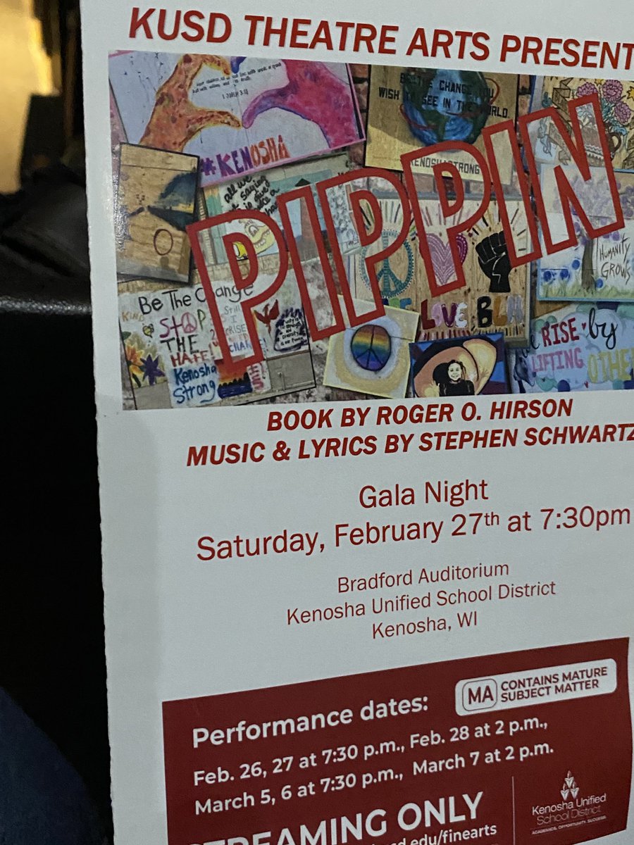 ssavagli's tweet photo. Couldn’t be happier to be celebrating with our talented theatre staff and students this evening! #KUSDproud #KUSDfamily #AASA #AAYI https://t.co/8Q2c537OFG