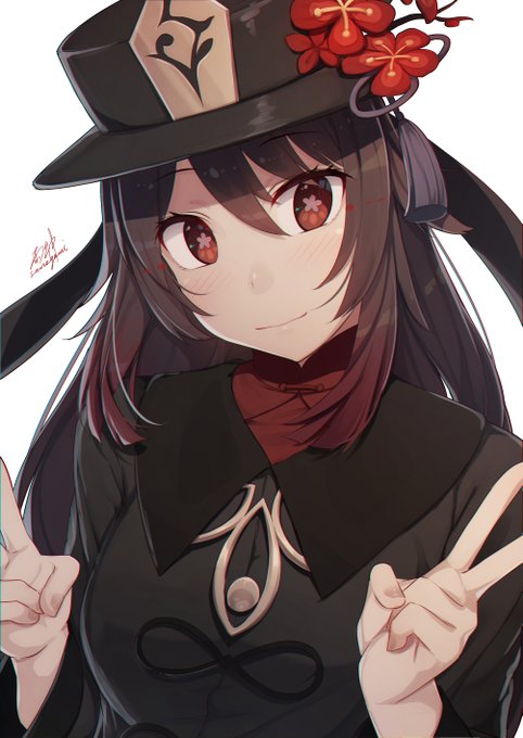 #原神 #原神イラスト #GenshinImapct  #胡桃 フータオさん 