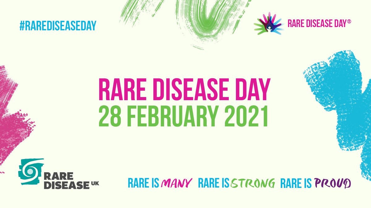 Here we go! #RareDiseaseDay2021 #RareReality #ShowMeYourRare #RareDisease