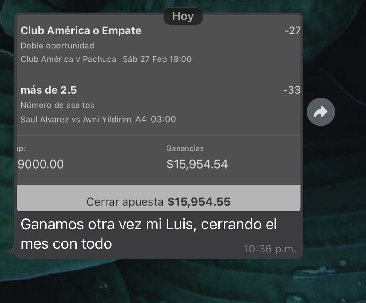 A esto me debo 🤫🤫🤫

Sortearé una suscripción más para mi Grupo VIP de apuestas que empieza el lunes entre los que den RT y me sigan.