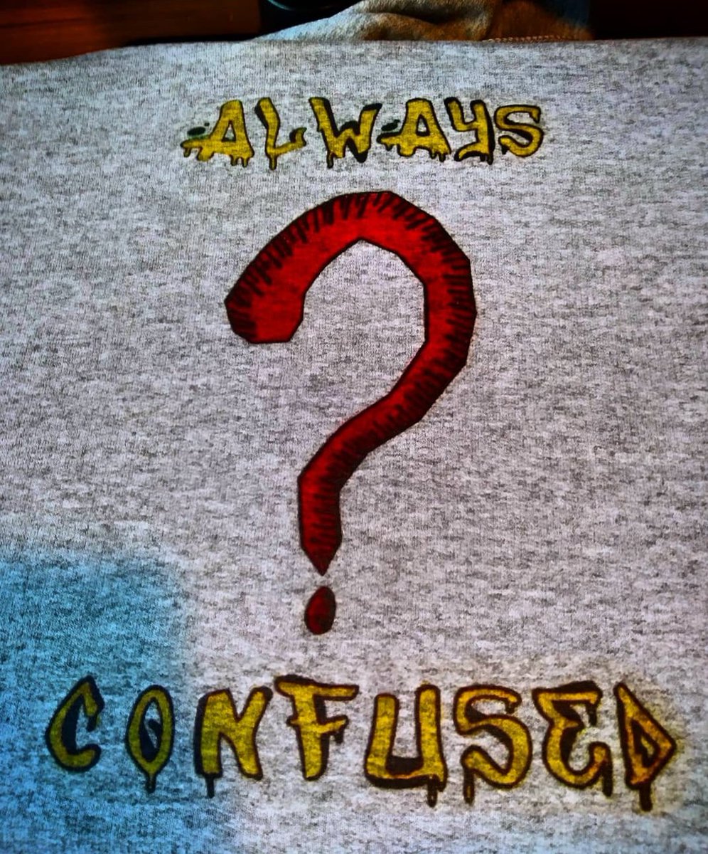 ArtConfusing's tweet image. Always Confused Clothing &amp;amp; Apparel 
❓🤟❓🤟❓🤟❓🤟❓🤟❓🤟❓
#confusingart #alwaysconfusedclothing #alwaysconfusedclothingandapparel #mybrand #myart #streetwear #nycartist #ArtistOnTwitter #artistic #clothing #fashion #hoodies #tshirts #facemasks #dopeart #mydesigns #artistic