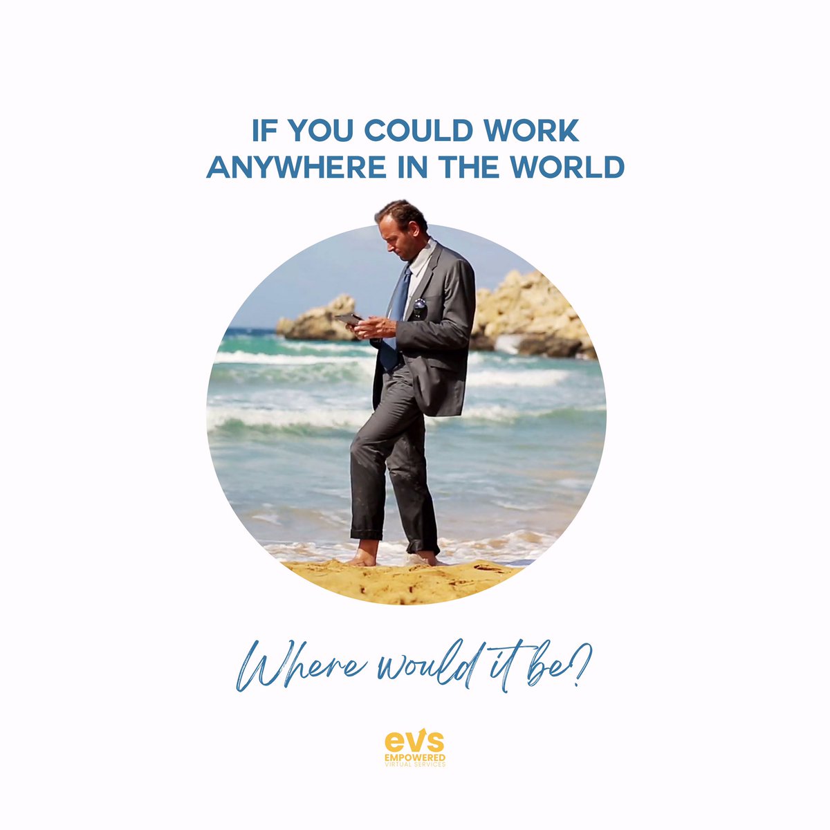 To work online and travel the world… it sounds wonderful – and according to the media, it's more possible than ever. Do you agree?

Let me ask you... if you can literally work anywhere in the world, where would it be? ✈️ 

#VirtualAssistant #EVS #VA #VirtualAssistantPH