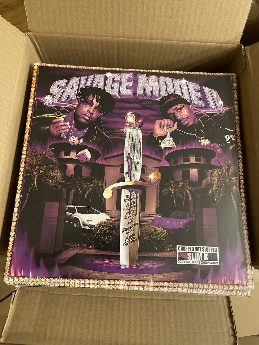 TheChopstars's tweet image. Shipping soon! #SavageMode2 #PurpleSavageMode2 #SavageMode2Vinyl #PurpleSavageMode2Vinyl