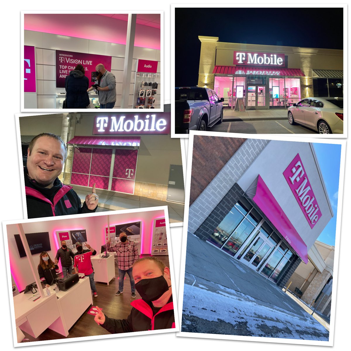 Awesome day with our #NorthDakota teams today!! So excited to work with this incredible crew!! #BoldNorth #TMobile #MidWESTisBEST