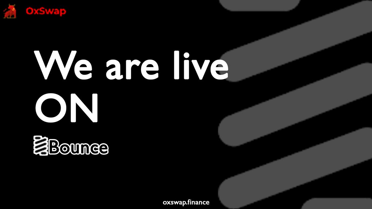 Token sale at bounce
Make sure to change the network to Binance Smart Chain
Token sale Link: app.bounce.finance/fixed-swap/2928
1BNB = 5,000 OXT
Softcap 200 BNB
Hardcap 400 BNB
Token sale: 2,000,000 OXT
Duration: 20days