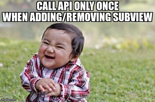 overflow_meme's tweet image. Call API only once when adding/removing subview stackoverflow.com/questions/6640… #uiviewcontroller #swift #uisegmentedcontrol #ios